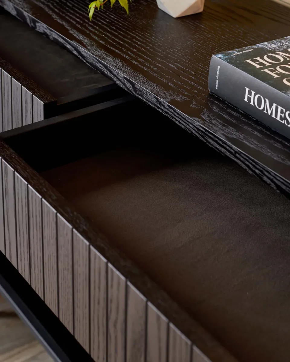 Toronto Dark Ash Console Table - Image 3