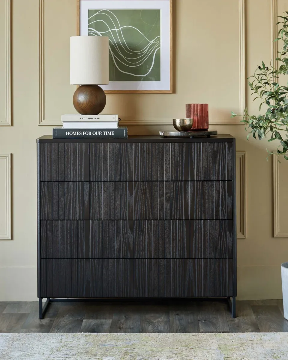 Toronto dark ash chest of drawers - Image 2