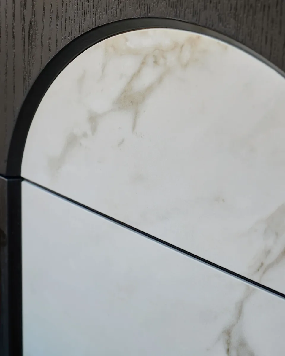 Archie natural ceramic bedside table - Image 3
