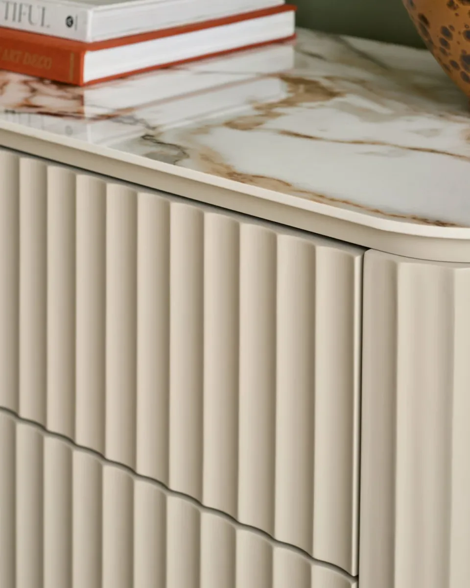 Austin natural ceramic chest of drawers - Image 3