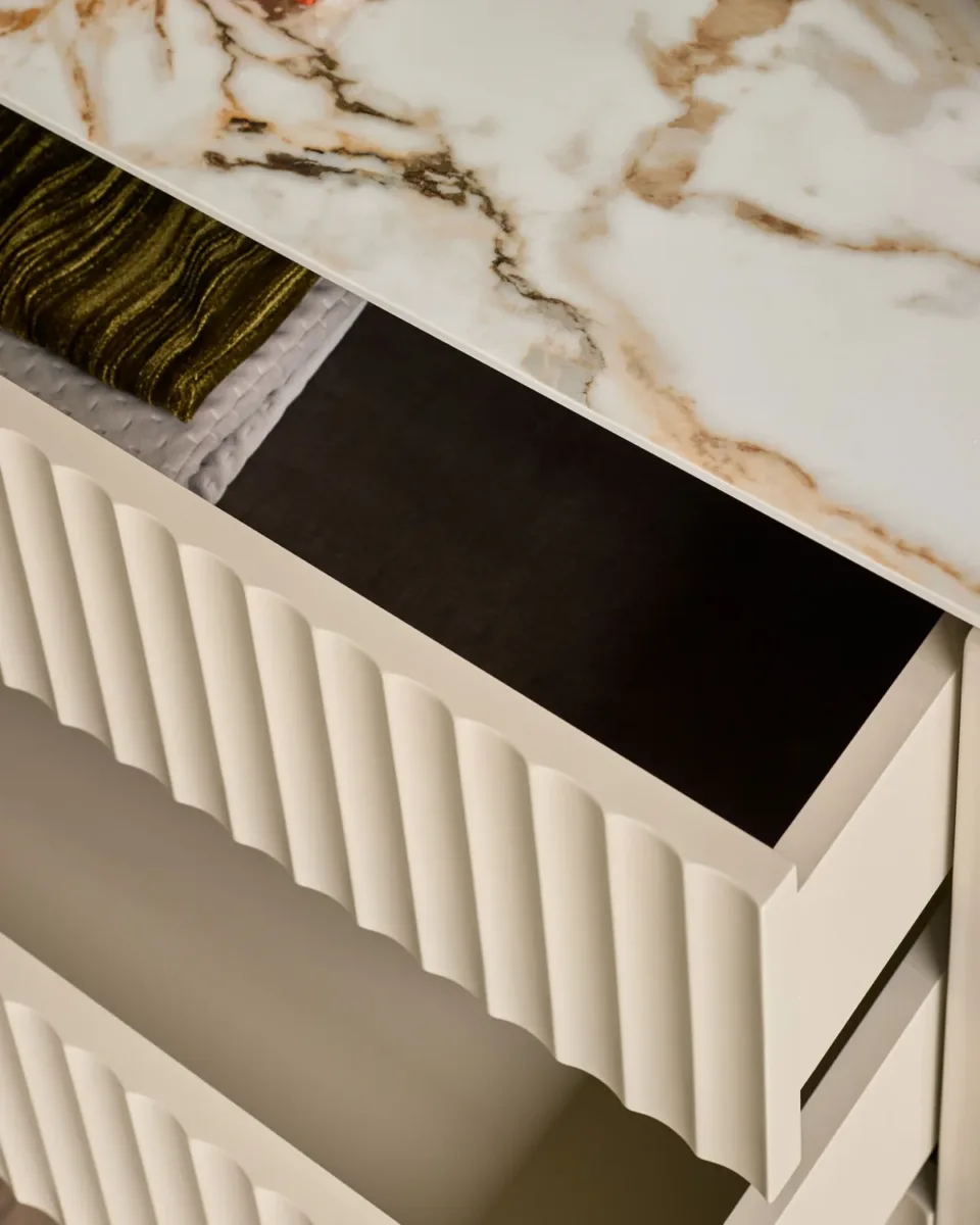 Austin natural ceramic chest of drawers - Image 4