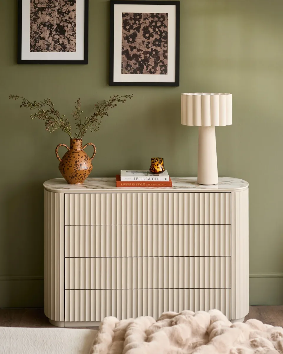 Austin natural ceramic chest of drawers - Image 2