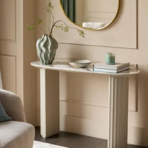 Austin natural ceramic console table