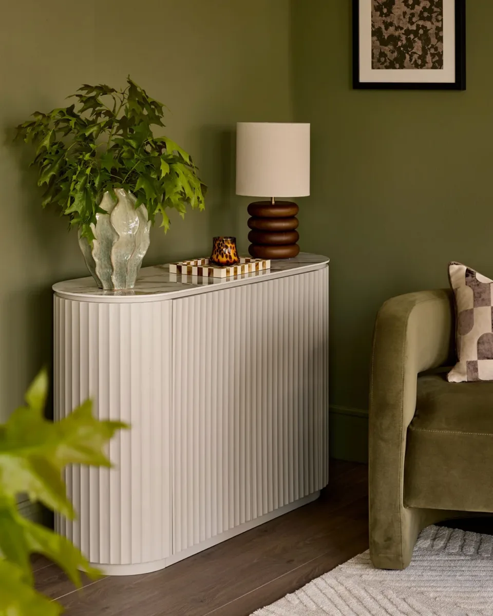 Austin natural ceramic compact sideboard - Image 4