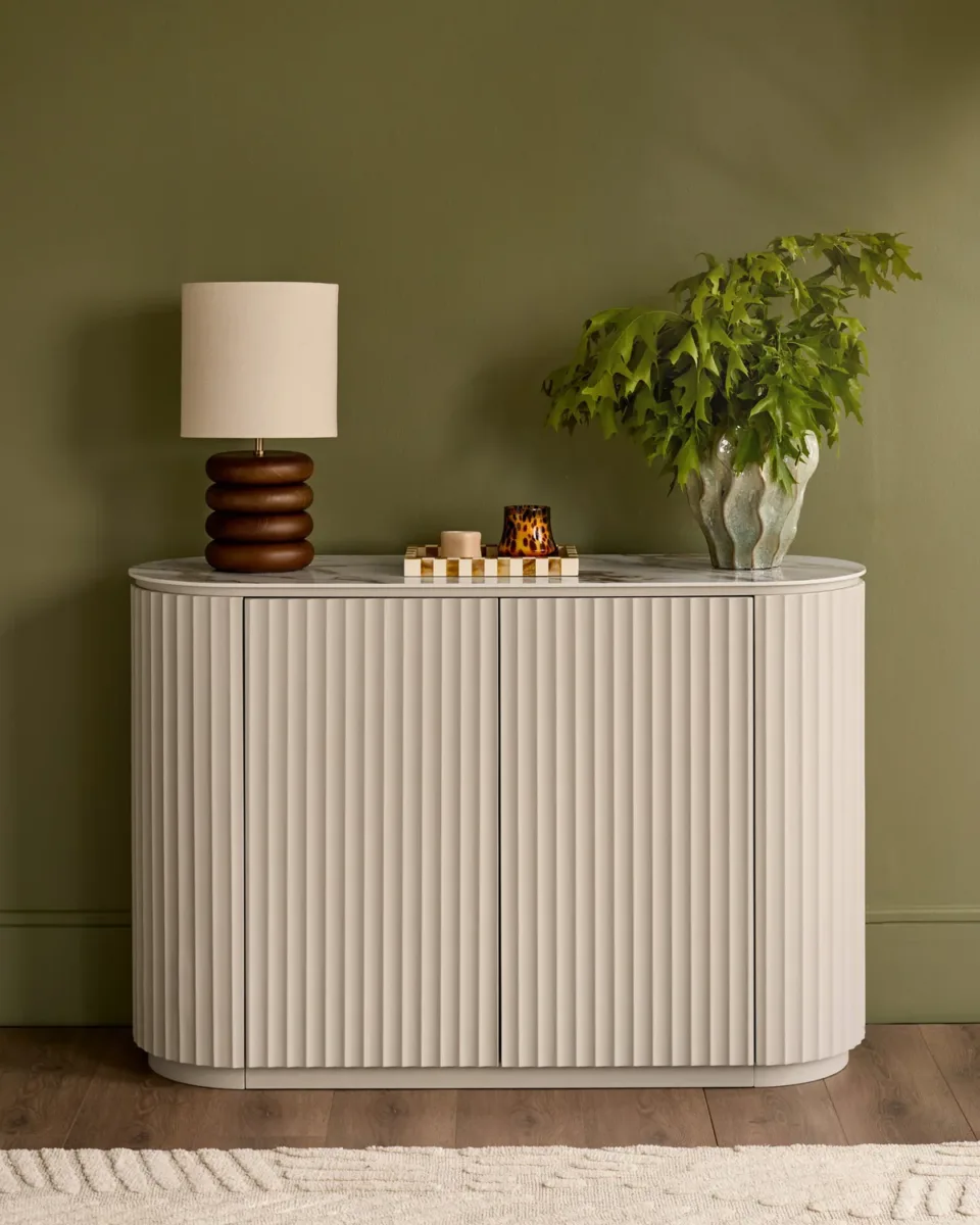 Austin natural ceramic compact sideboard