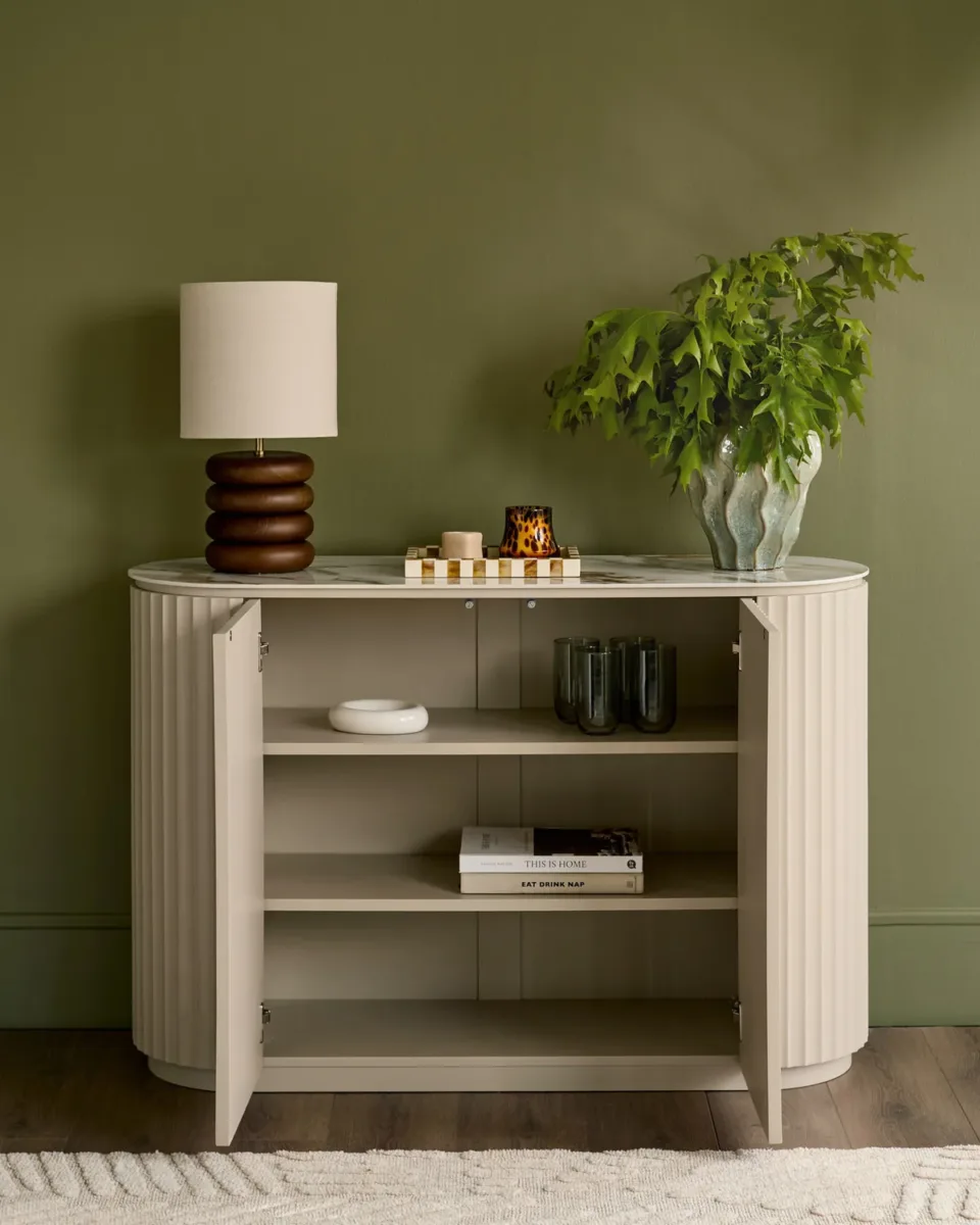Austin natural ceramic compact sideboard - Image 2