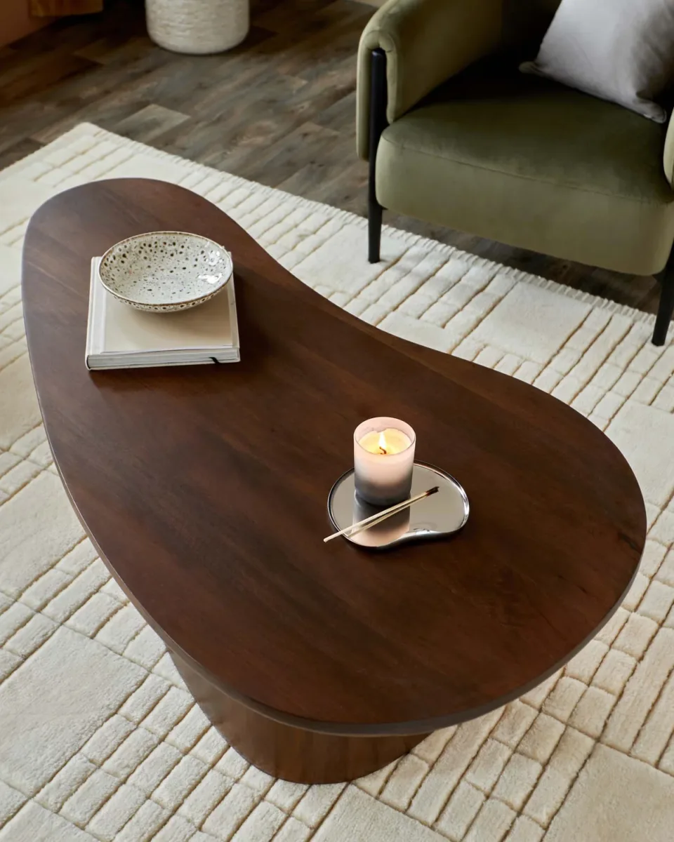 Burleigh dark mango wood coffee table - Image 2