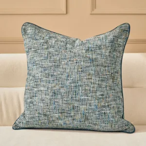 Callie blue large fabric cushion