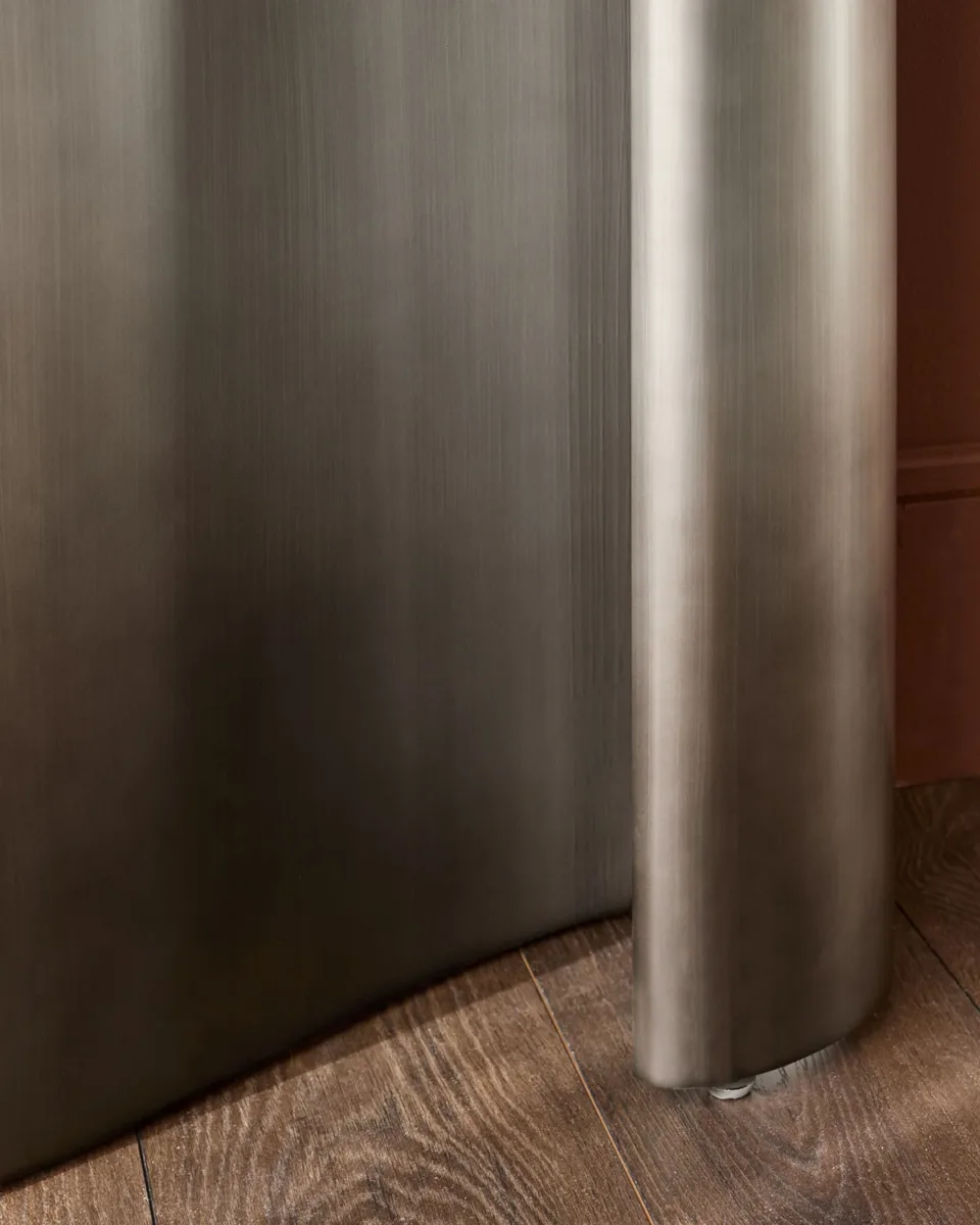 Carlo dark grey ceramic console table - Image 4