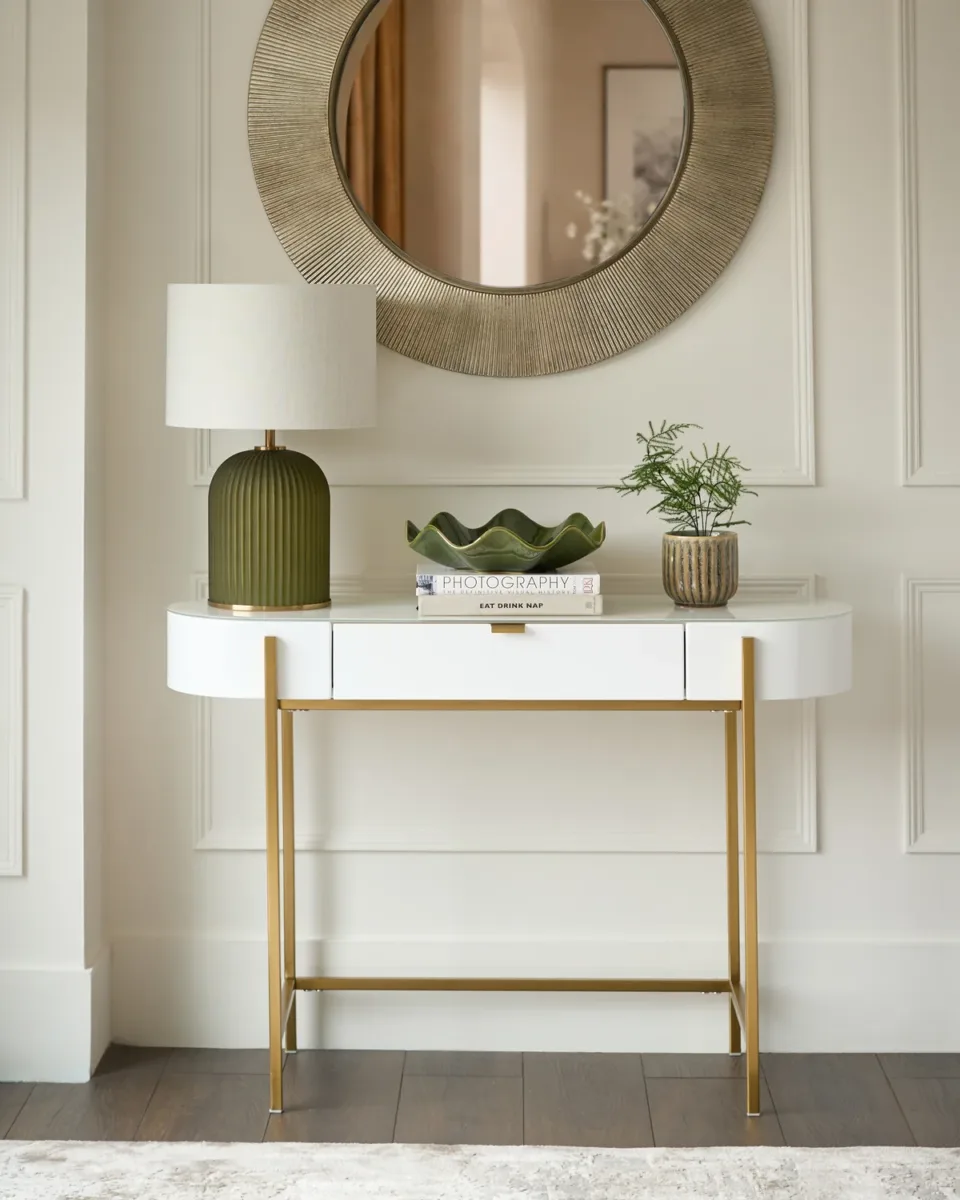 Carmen White Dressing Table - Image 2