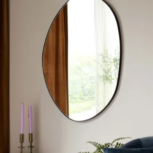 Caspian Medium Wall Mirror Black