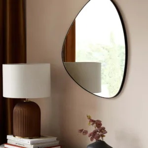 Caspian Small Wall Mirror Black