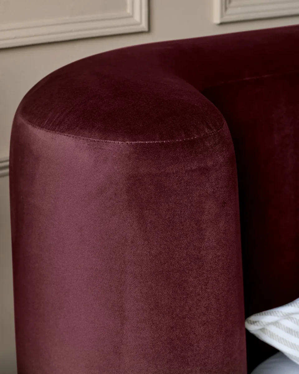 Darla plum velvet super king ottoman storage bed - Image 4