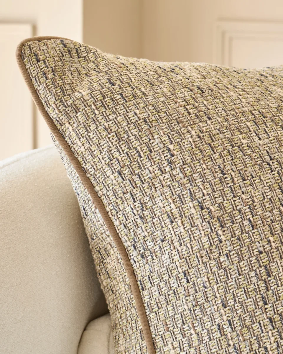 Fabian green large fabric cushion - Image 3