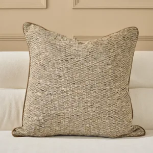 Fabian green large fabric cushion
