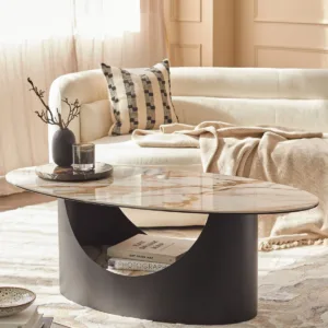 Giotto natural ceramic coffee table