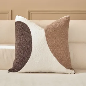 Harmony natural medium boucle cushion