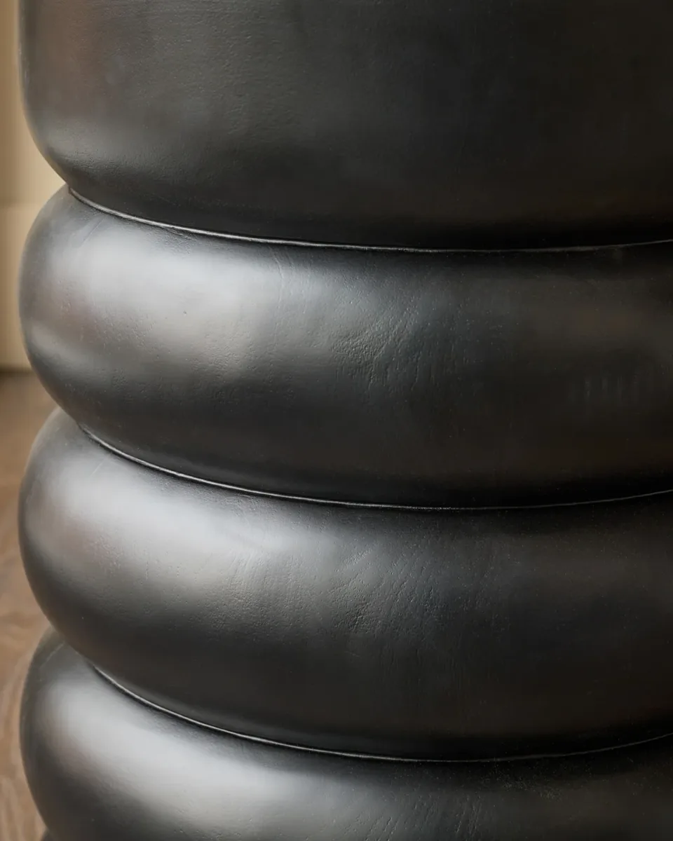 Hepworth black wood side table - Image 3