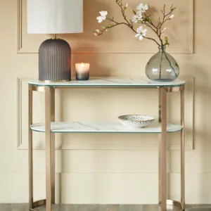 Isla natural ceramic console table