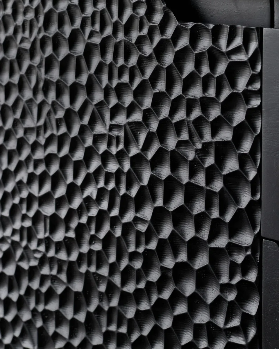 Knox black wood large sideboard - Image 4