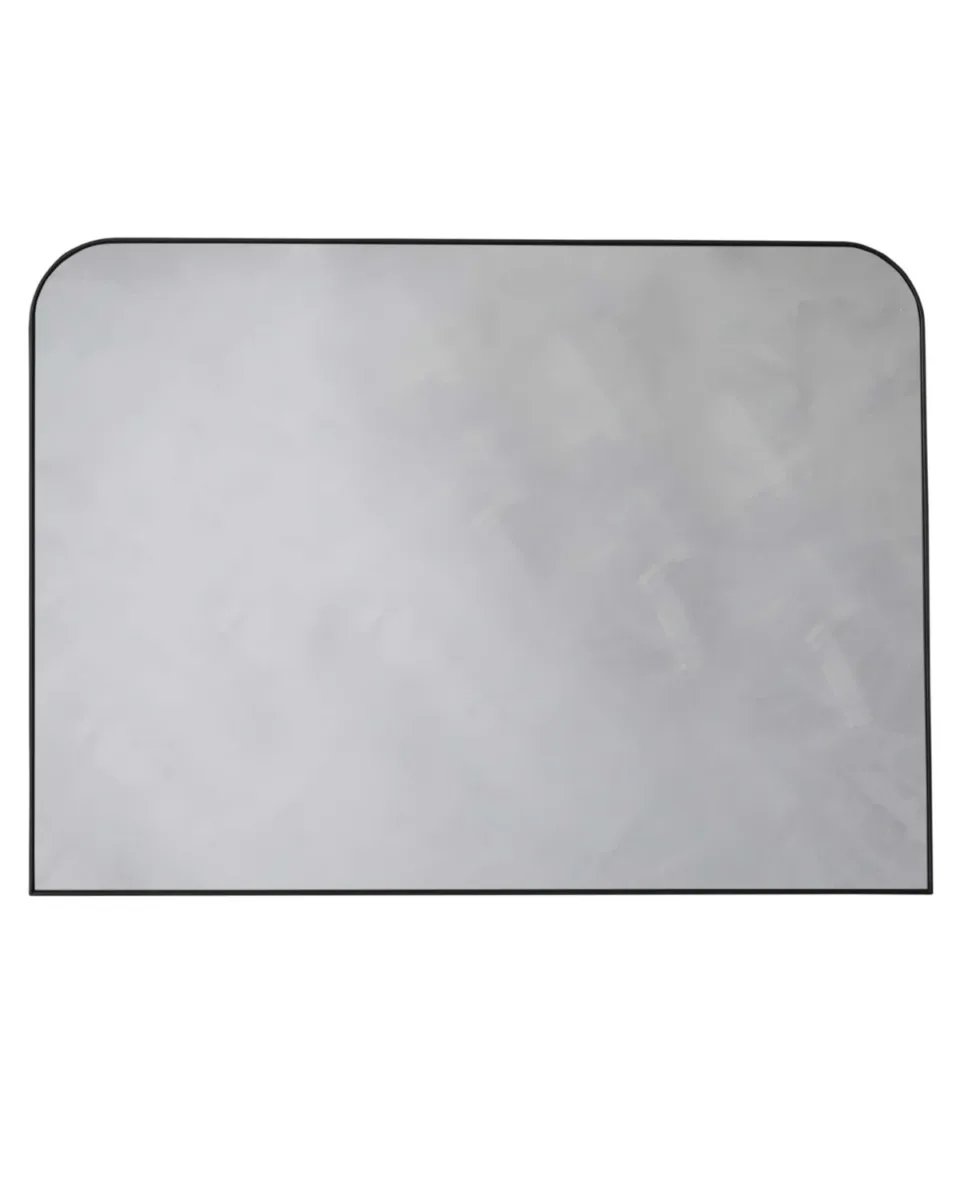 Larson Large Mantle Wall Mirror Black - Image 4