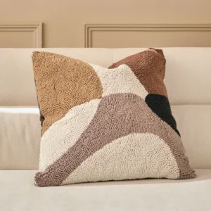 Lennon natural medium fabric cushion