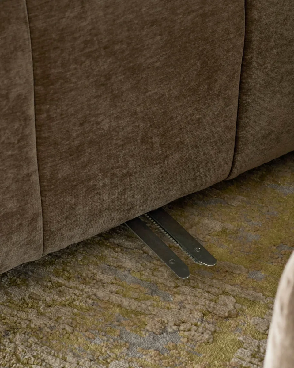 Lillian mocha fabric single sofa module - Image 3