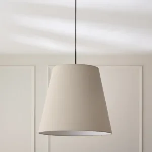 Linden natural linen pendant light