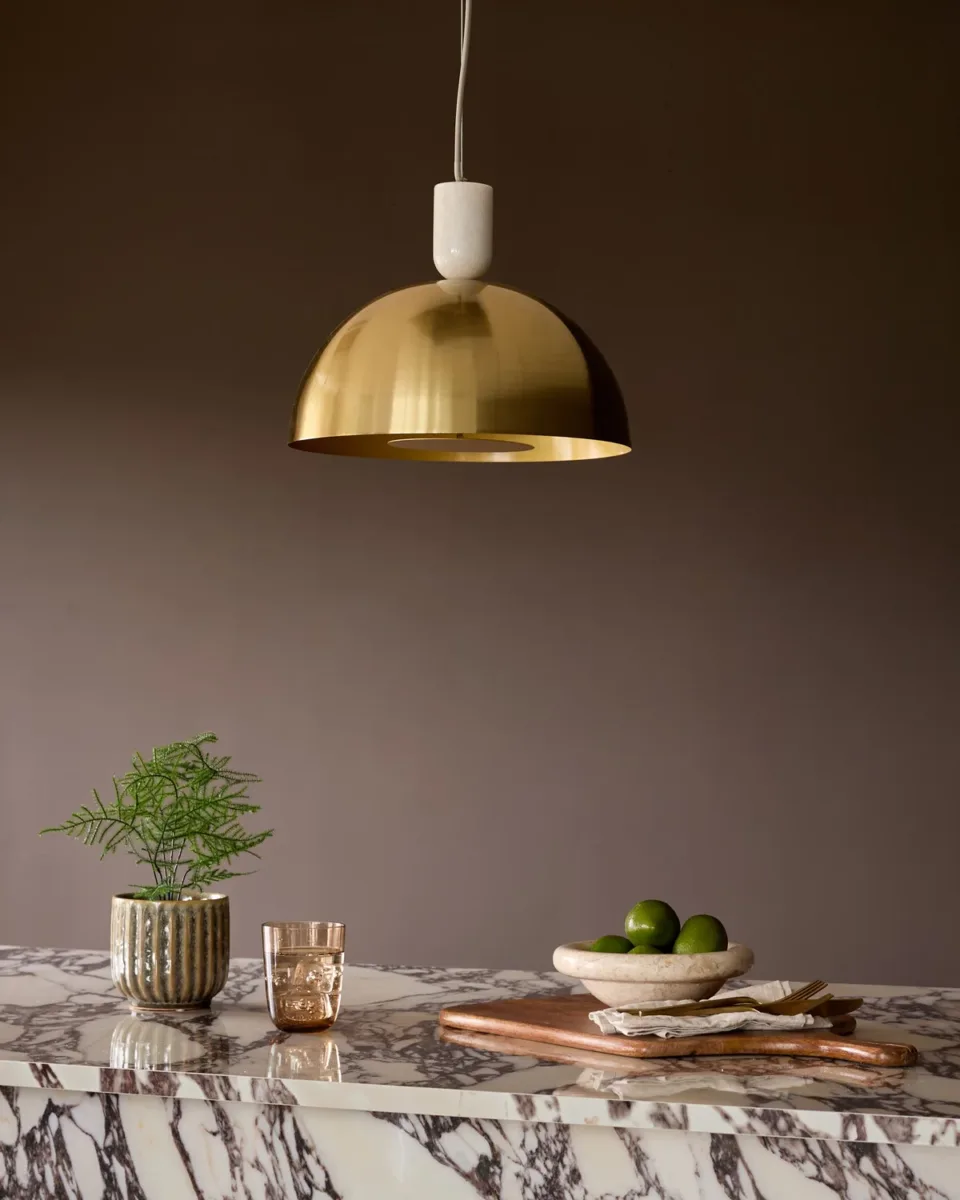 Louis Brass Single Pendant - Image 2