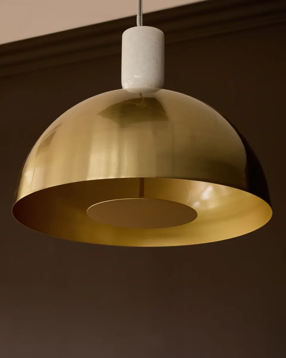 Louis Brass Single Pendant