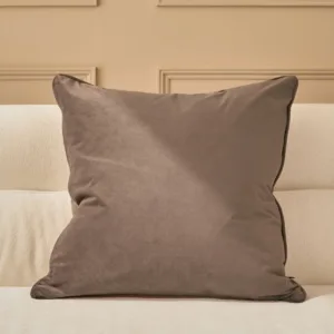 Luca mink large velvet cushion