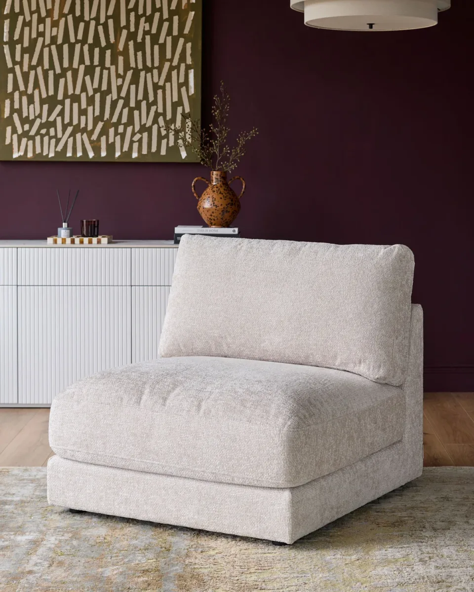 Lynetta natural weave single sofa module