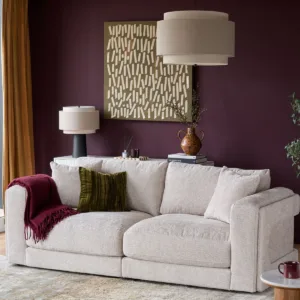 Lynetta natural weave 3 seater sofa
