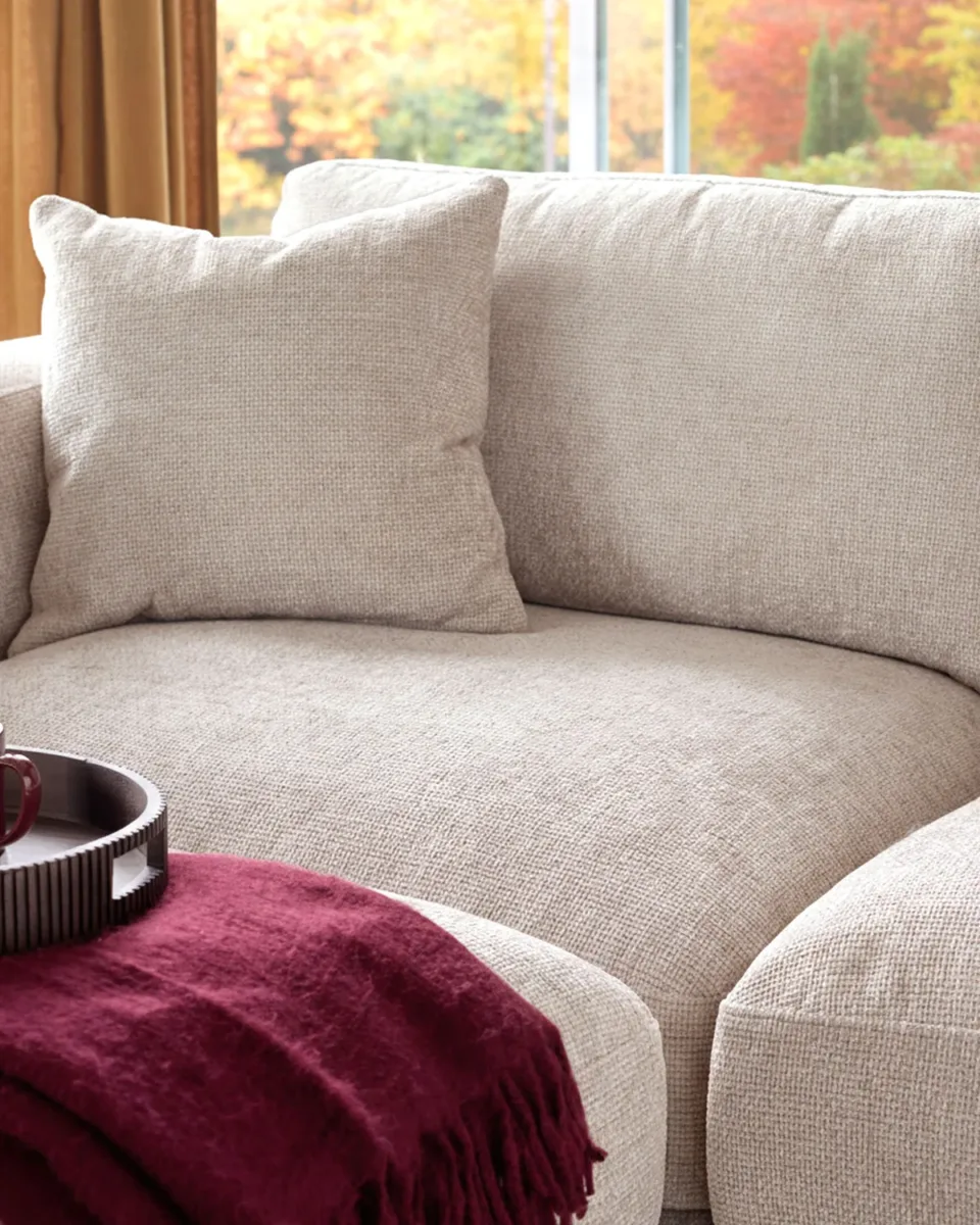 Lynetta natural weave single sofa module - Image 2