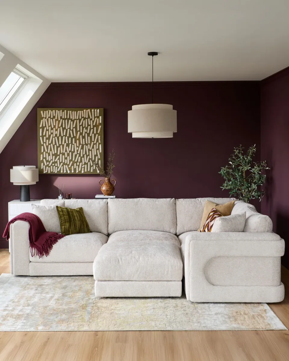 Lynetta natural weave small corner sofa with footstool - Image 2