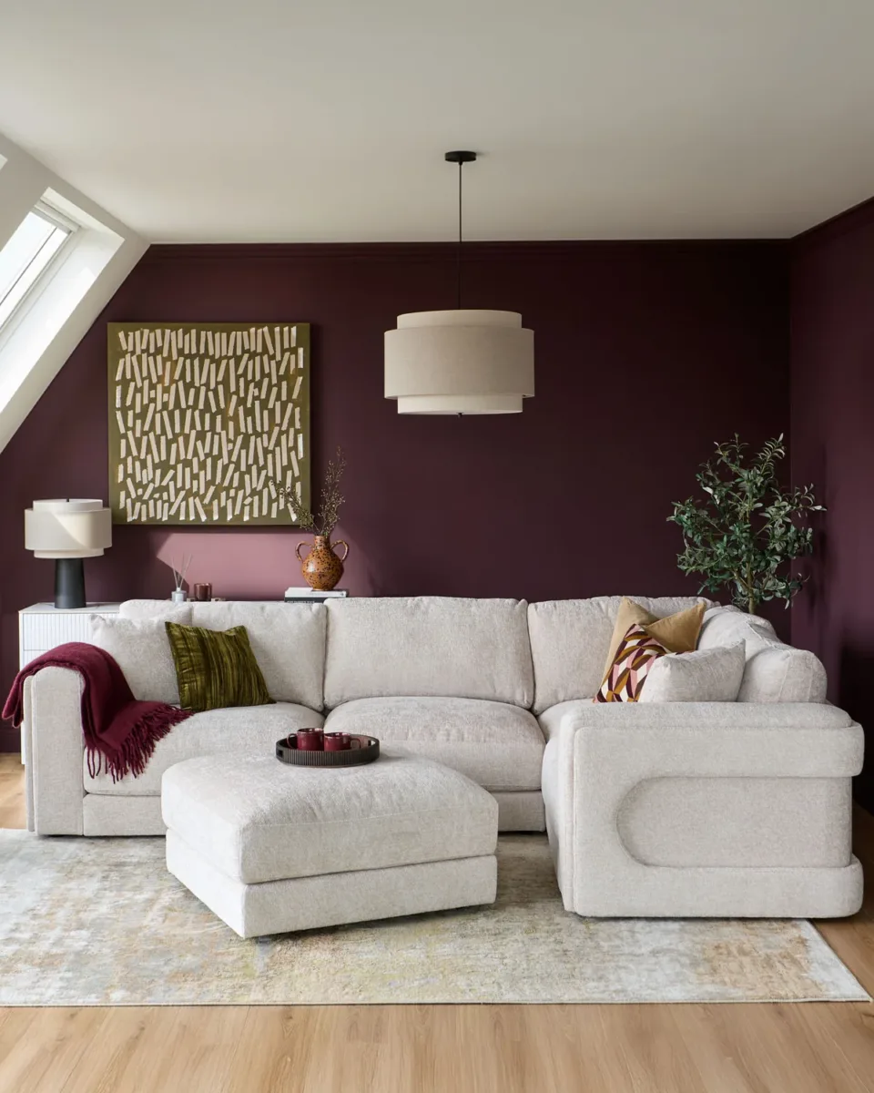 Lynetta natural weave small corner sofa with footstool - Image 3