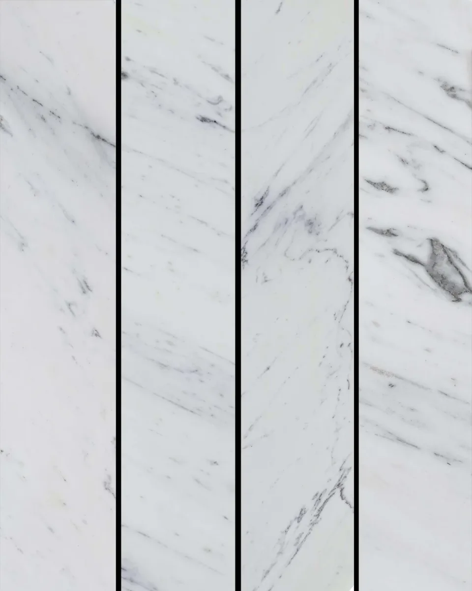 Cara light mango wood marble top coffee table - Image 4