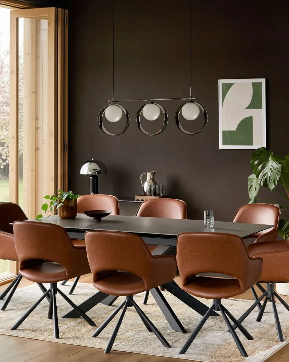 Hayden Light Grey Ceramic Extending 6 to 8 Seater Dining Table - Image 3
