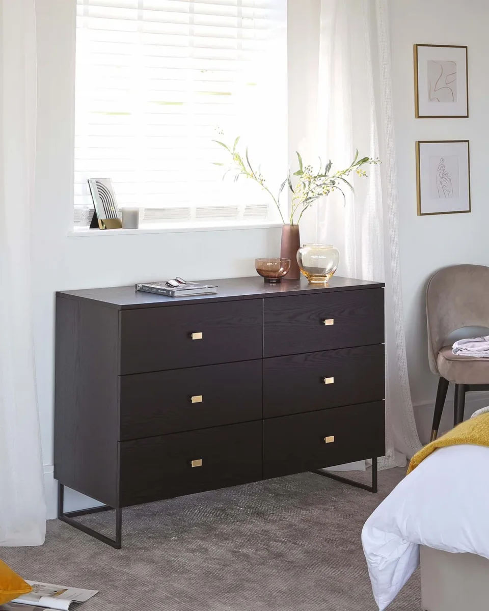 Odele Black Ash Chest Of Drawers - Image 4