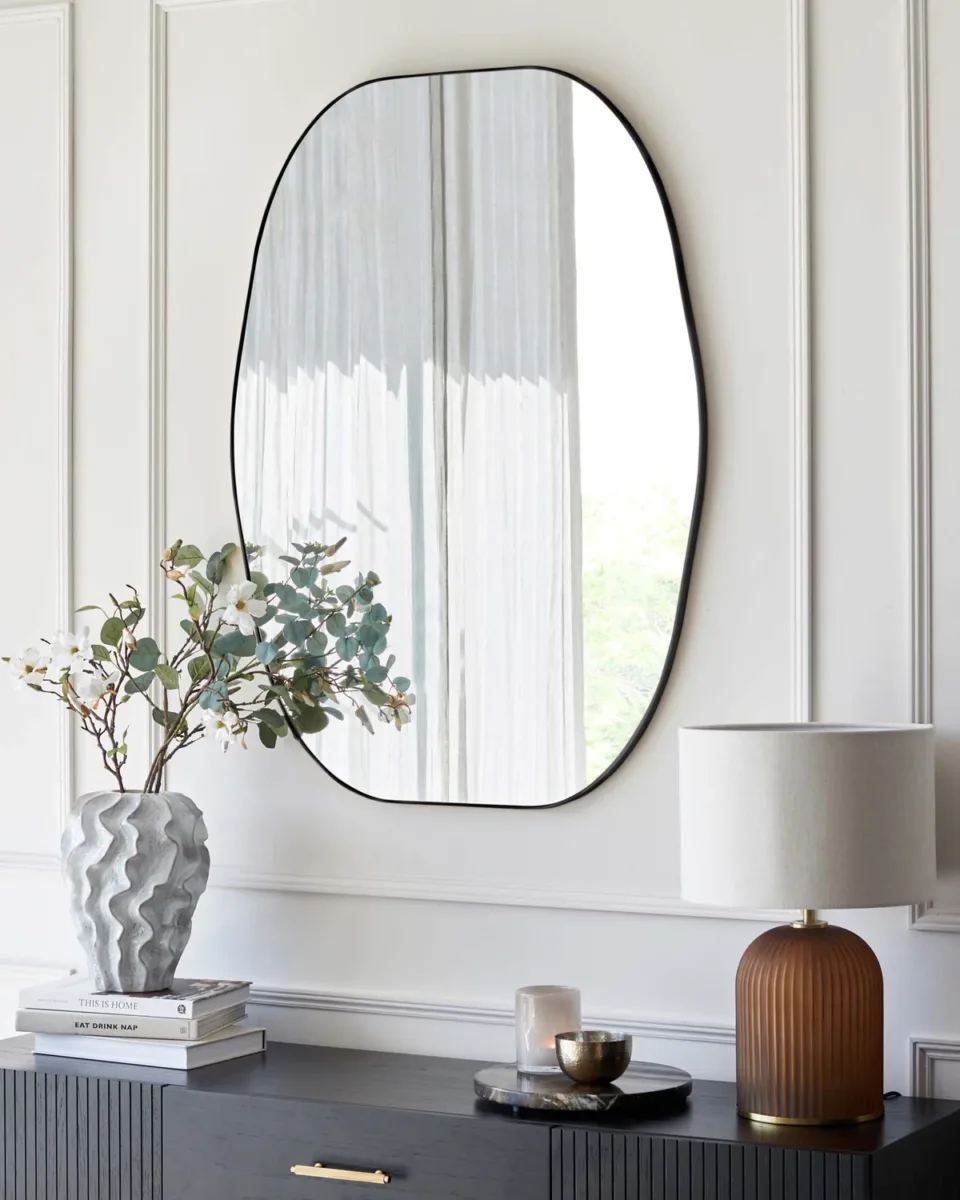Odense Large Wall Mirror Black