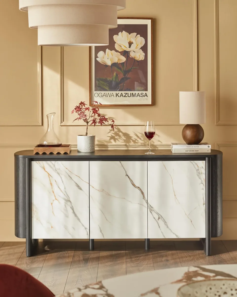 Orlan natural ceramic sideboard