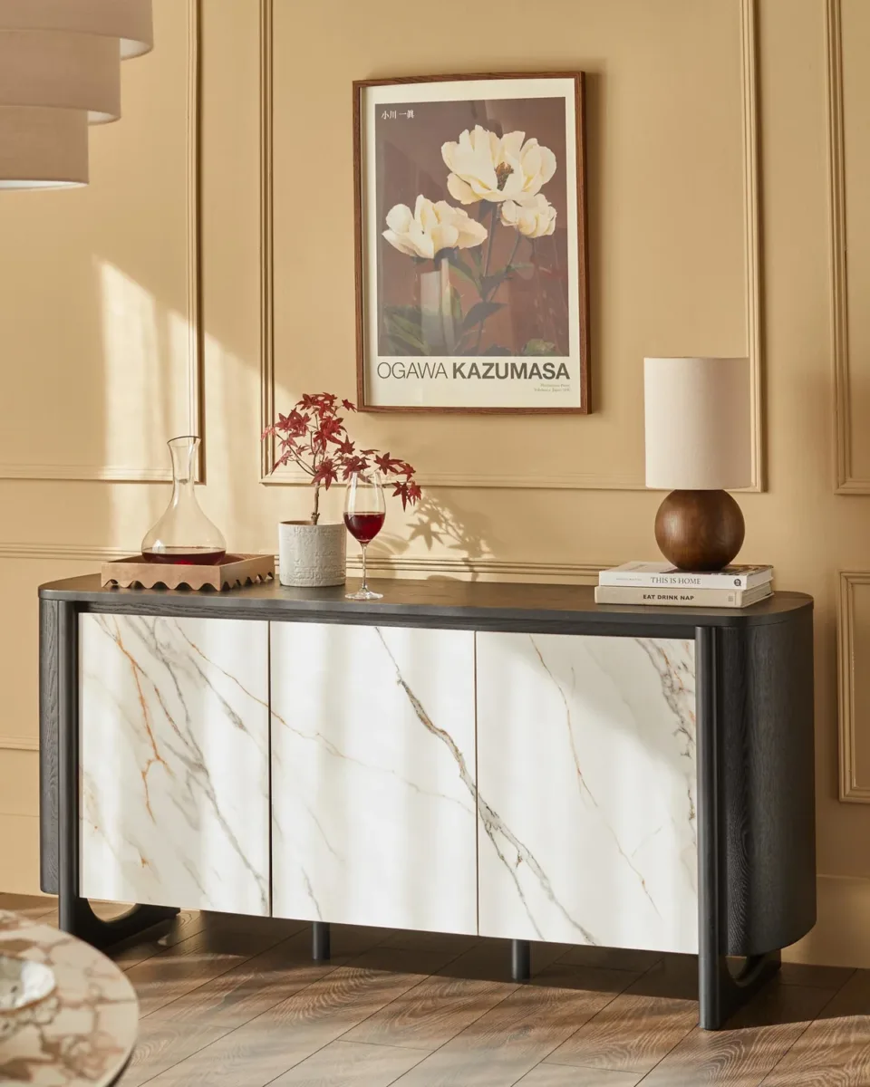 Orlan natural ceramic sideboard - Image 2