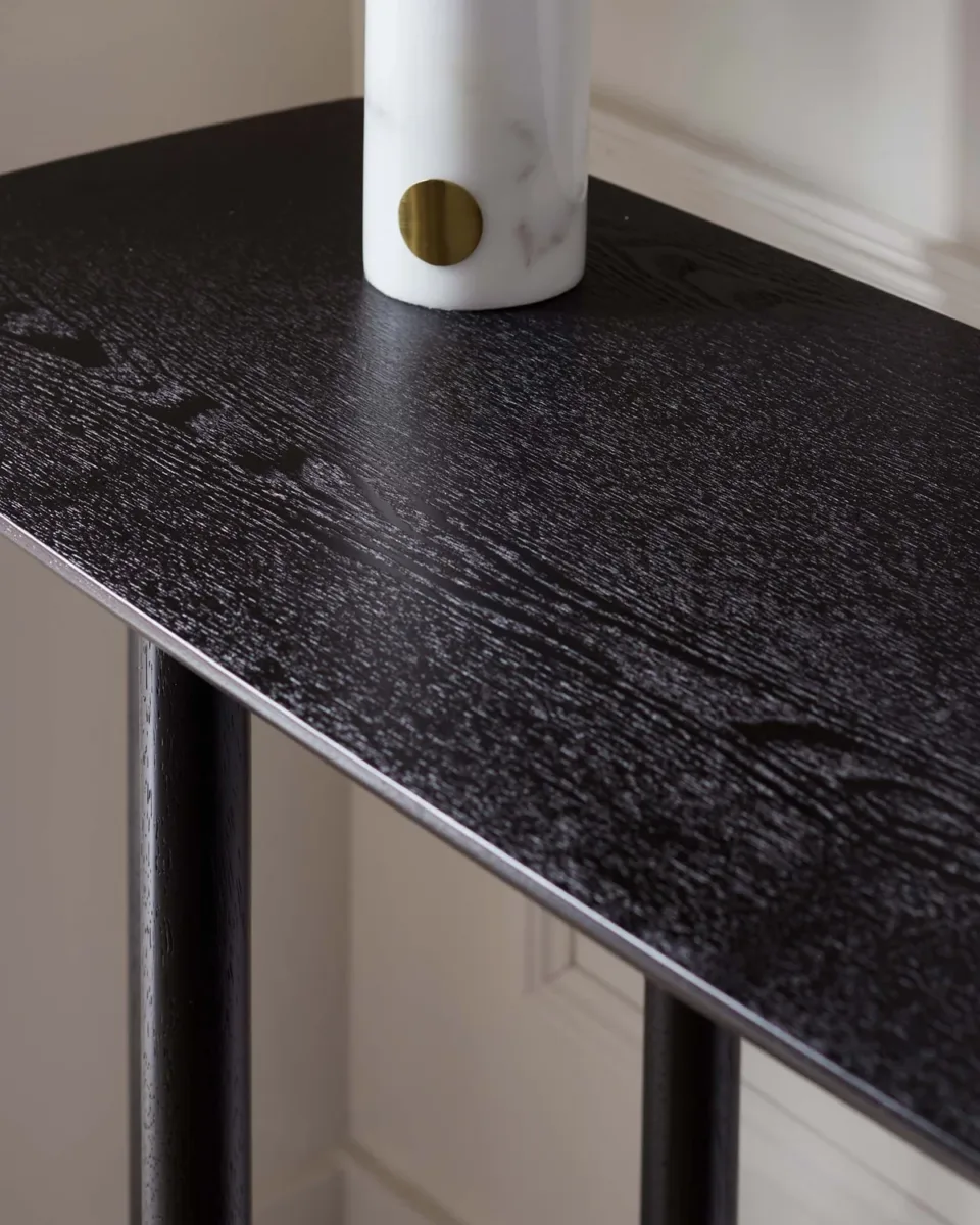 Orlan Console Table Black Ash - Image 4