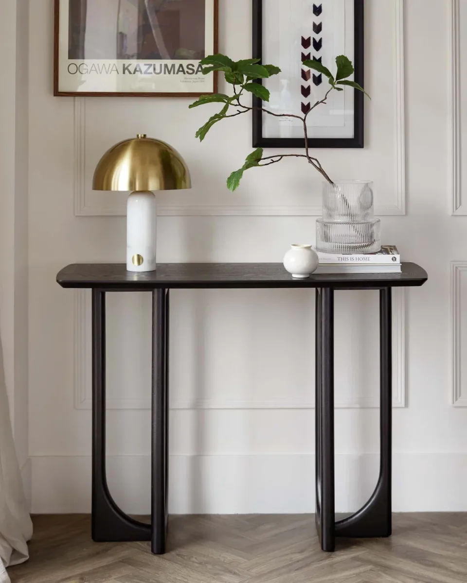 Orlan Console Table Black Ash - Image 3