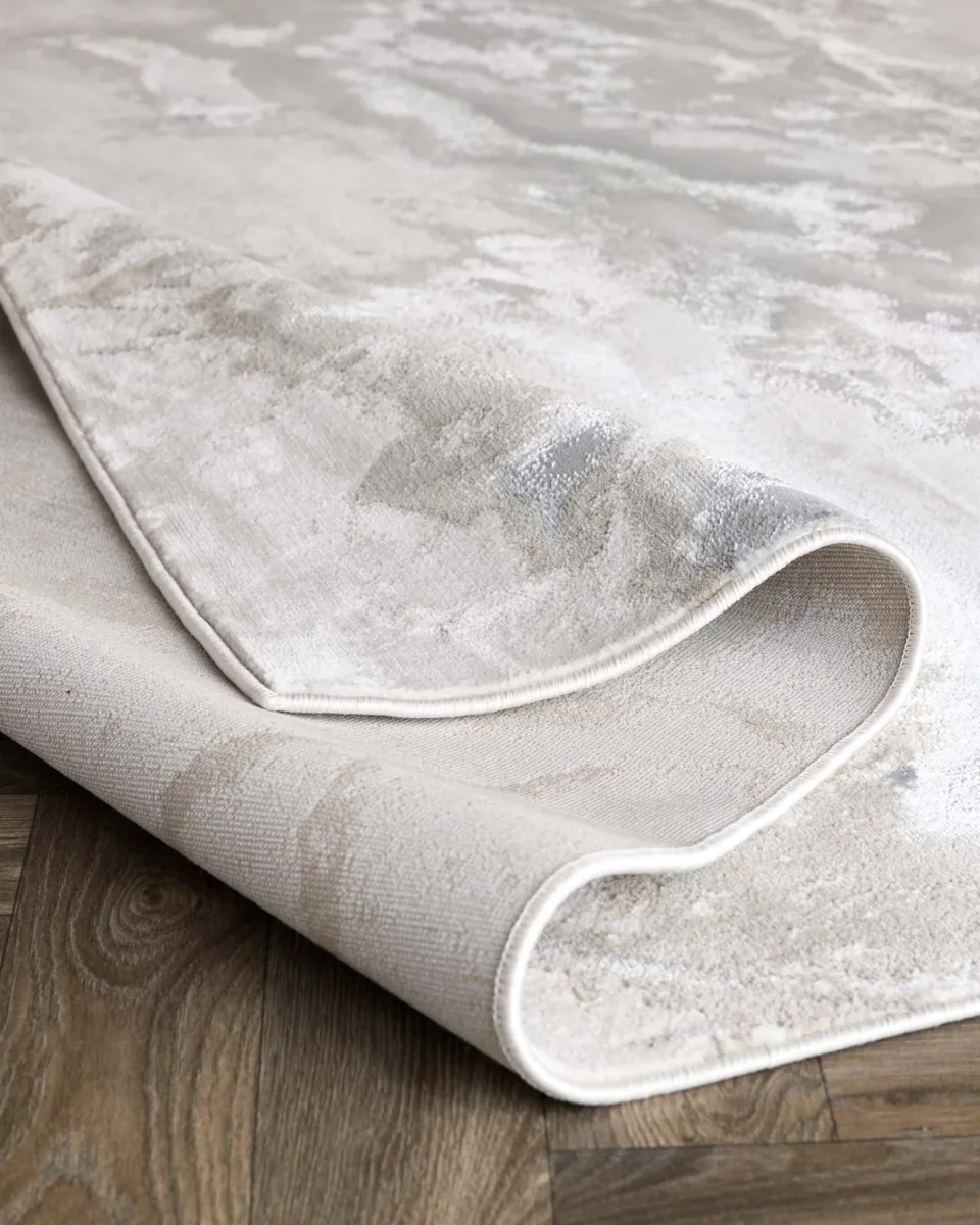 Perla silver textured medium rug - Image 4