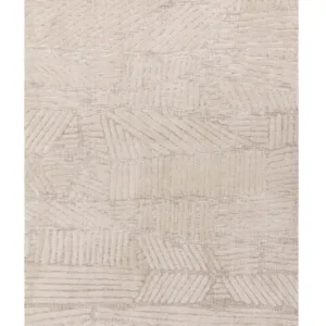 Porcelain cream textured large rug