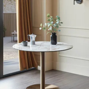 Romeo natural ceramic 4 seater dining table
