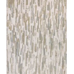 Rowan mixed metallics textured medium rug