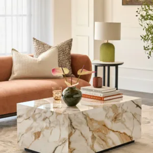 Russo natural gloss ceramic coffee table