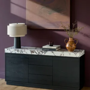 Russo white calacatta sideboard
